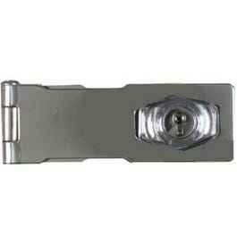 4.5-In. Chrome Key Hasp Lock For Discount