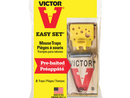 VICTOR EASY SET MOUSE TRAPS 2 PACK (0.100 lbs) Online