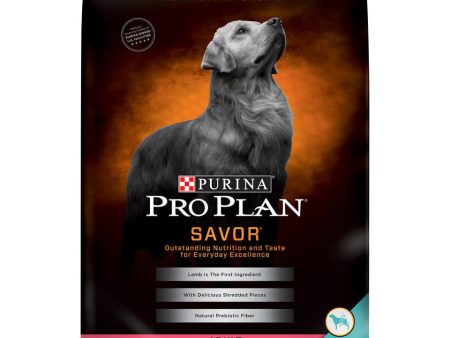 Purina Pro Plan Savor Adult Shredded Blend Lamb & Rice Formula Dry Dog Food Cheap