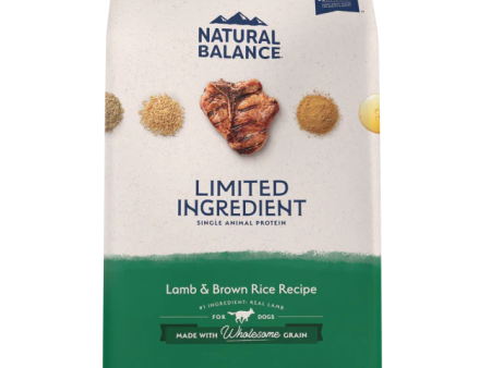 Natural Balance Limited Ingredient Diets Lamb & Brown Rice Recipe Dry Dog Formula (24 Lb) For Cheap