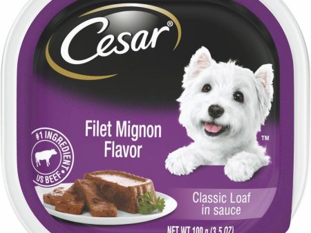 Cesar Classic Loaf Filet Mignon Adult Wet Dog Food, 3.5 Oz. Online now