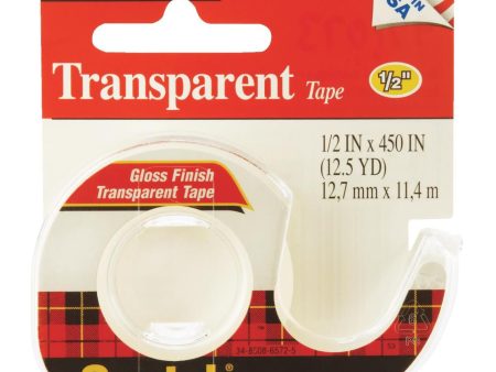 3M Scotch 1 2 In. x 450 In. Transparent Tape Online Hot Sale