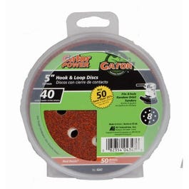 5-Inch 40-Grit Hook & Loop Sanding Disc Fashion