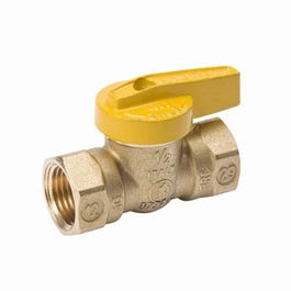 Gas Ball Valve, Lever Handle, Brass, 3 4-In. For Discount