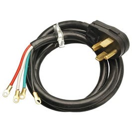 4-Ft. 10 4 SRDT Black Round Dryer Cord on Sale