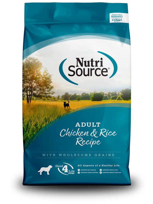 NutriSource® Adult Chicken & Rice Recipe Dry Dog Food Supply