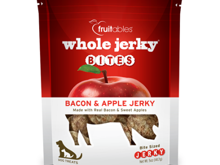 Fruitables - Whole Jerky Grilled Bacon and Apple Bites Dog Treats Online Hot Sale