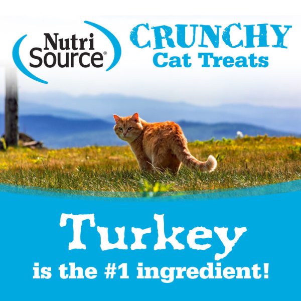 Nutrisource Crunchy Turkey and Chicken Recipe Cat Treats Cheap