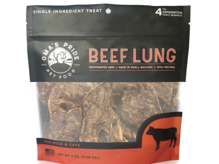 Oma s Pride Dehydrated Beef Lung for Dogs and Cats Online now