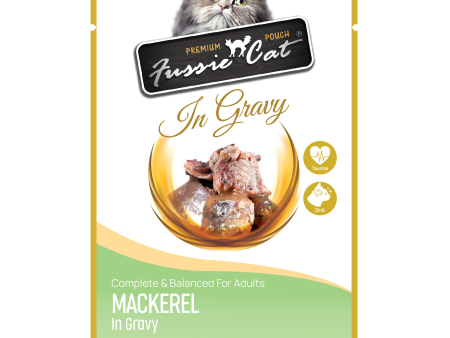 Fussie Cat Mackerel in Gravy For Cats Online Hot Sale