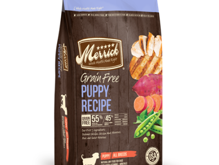 Merrick Grain-Free Chicken + Sweet Potato Puppy Recipe Dry Dog Food Online