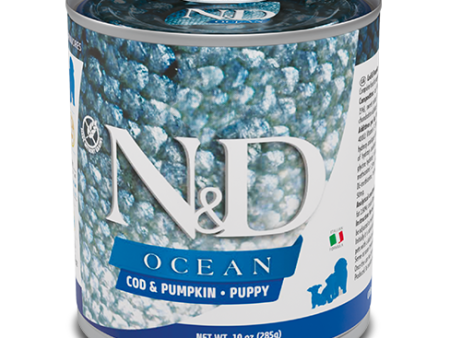 Farmina Natural & Delicious Ocean Cod and Pumpkin Canned Puppy Food Online now