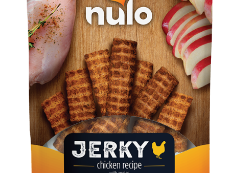 Nulo FreeStyle Dog Jerky Strip Treat Chicken with Apple Cheap