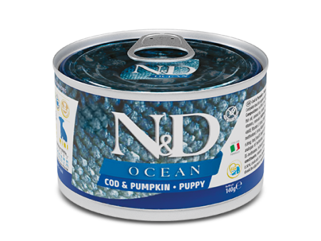 Farmina Natural & Delicious Ocean Cod and Pumpkin Canned Mini Puppy Food Cheap