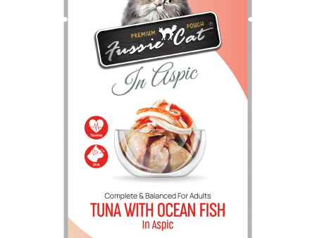 Fussie Cat Tuna With Ocean Fish In Aspic For Cats Cheap