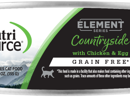 Nutrisource Element Series Countryside Chicken and Egg Cat Cans Hot on Sale