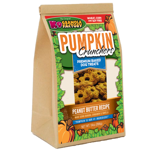 K9 Granola Factory Pumpkin Crunchers Peanut Butter Formula Online Hot Sale