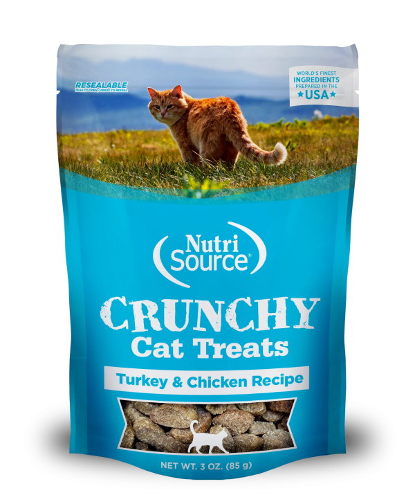 Nutrisource Crunchy Turkey and Chicken Recipe Cat Treats Cheap