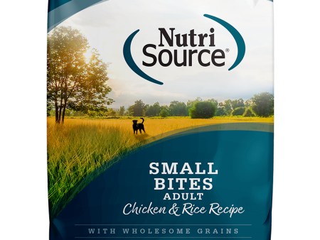 Nutrisource Adult Chicken and Rice Small Bites Dry Dog Food Online Hot Sale