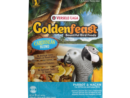 Goldenfeast Caribbean Blend Bird Food for Parrots, Macaws and Large Birds Online Hot Sale