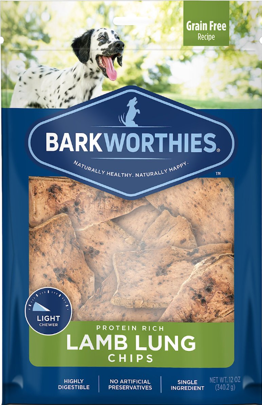 Barkworthies Lamb Lung Chips For Dogs Supply