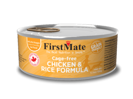 FirstMate Grain Friendly Cage-Free Chicken with Rice Canned Cat Food Online