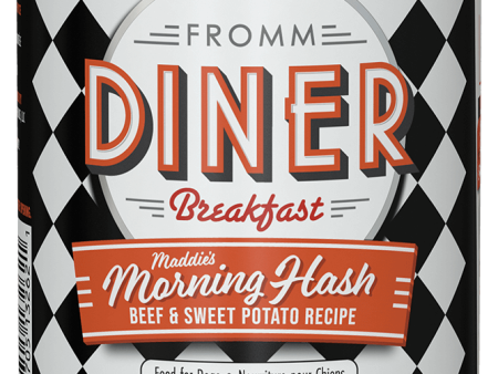 Fromm Diner Breakfast Maddie s Morning Hash Beef & Sweet Potato Recipe Dog Food Hot on Sale