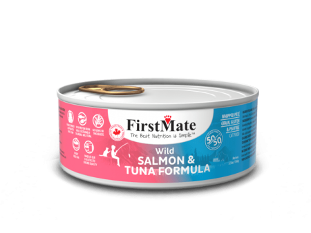 FirstMate Wild Salmon & Wild Tuna 50 50 Formula Canned Food for Cats Online