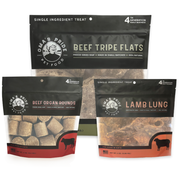 Oma s Pride Variety Pack Freeze-Dried Beef and Lamb For Discount