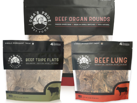 Oma s Pride Variety Pack Freeze-Dried Beef Online now