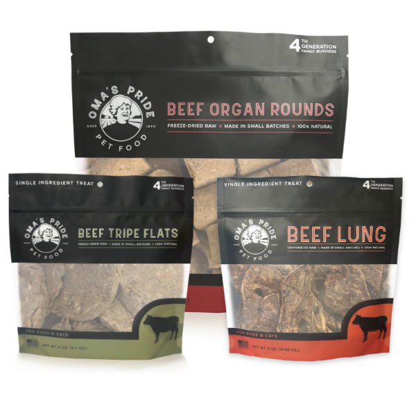 Oma s Pride Variety Pack Freeze-Dried Beef Online now