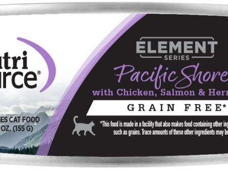 Nutrisource Element Series Pacific Shores Chicken, Salmon and Herring Cat Cans For Cheap