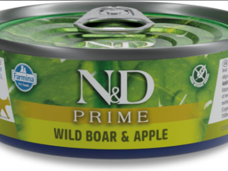 Farmina Natural & Delicious Prime Wild Boar and Apple Canned Adult Cat Food Discount