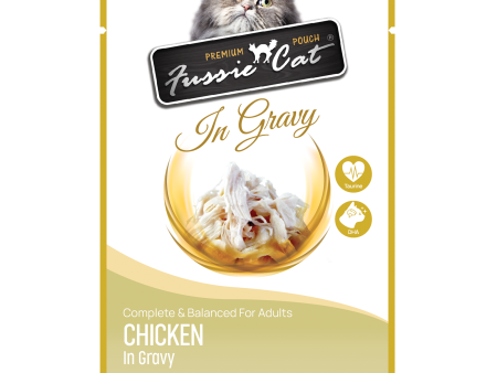 Fussie Cat Chicken In Gravy For Cats Cheap