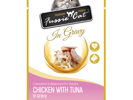 Fussie Cat Chicken With Tuna In Gravy For Cats Online Sale