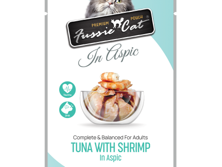 Fussie Cat Tuna With Shrimp In Aspic For Cats Cheap