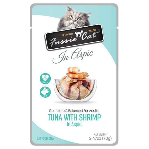 Fussie Cat Tuna With Shrimp In Aspic For Cats Cheap