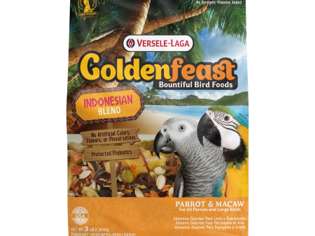 Goldenfeast Indonesian Blend Bird Food for Parrots, Macaws & Large Birds Online Hot Sale