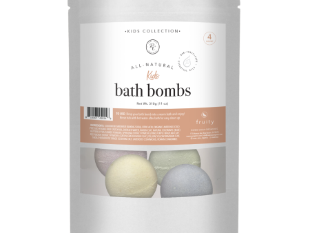 KIDS BATH BOMBS | 4 count on Sale