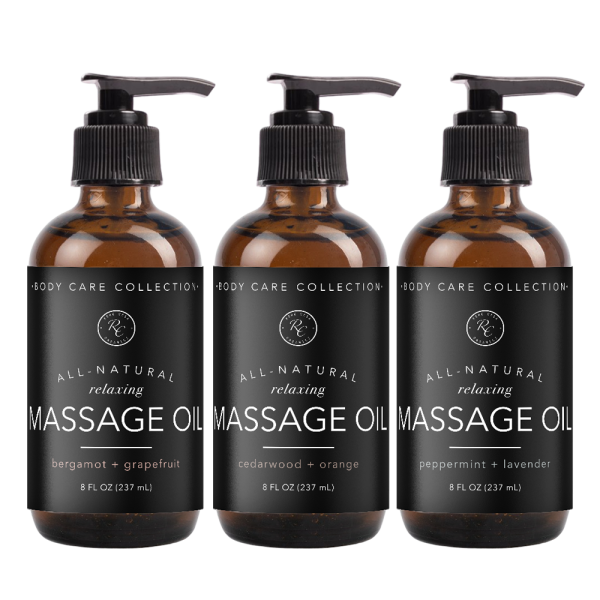 MASSAGE OIL BUNDLE | 8 oz | VARIETY OF 3 Online Hot Sale